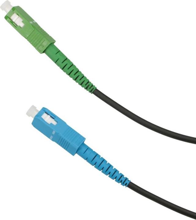 Produktbild Extralink SC/APC-SC/UPC | Patchcord | Okrągły, wiszący, jednomodowy, Simplex, G.657A2, 20m (CAT6, 20 m)