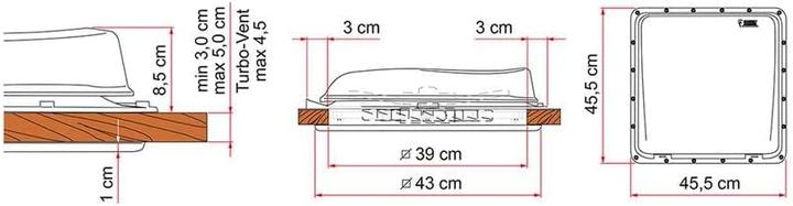 Image du produit Fiamma Lanterneau Turbo Vent Premium