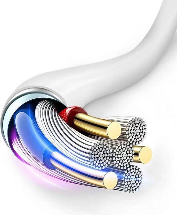 Produktbild Dudao A20EU USB-A 18W Wandladegerät – Weiss + USB-A – Lightning -Kabel (18 W)