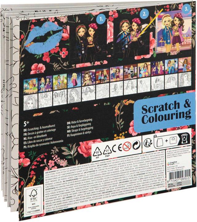 Image du produit Besties Livre à gratter et à colorier