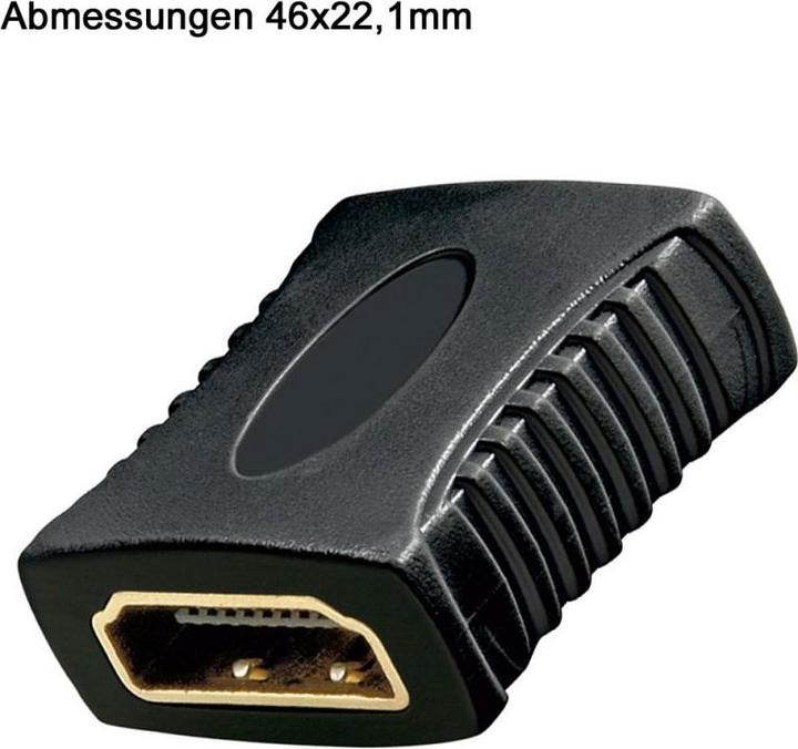 Produktbild XCell HDMI/HDMI Adapter HDMI™ A-Buchse auf HDMI™ A-Buchse (HDMI)