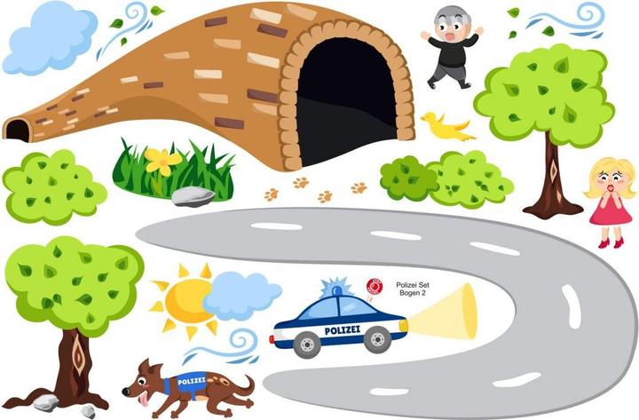 Image du produit Trenddeko Set de police (60 x 40 cm)