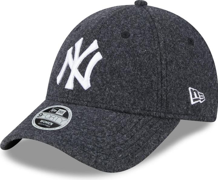 New Era 9Forty Damen Cap - Fleece New York Yankees Schwarz