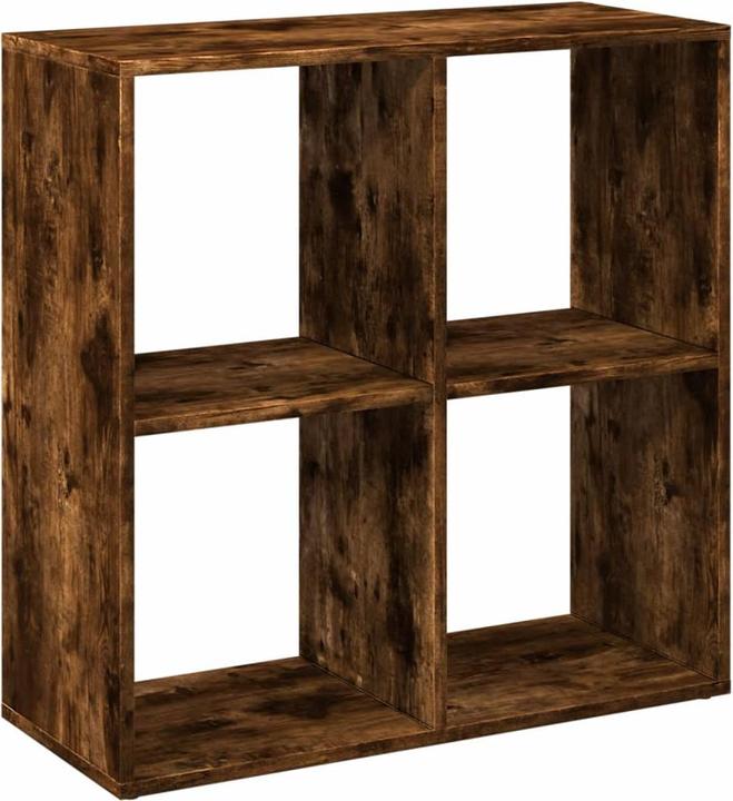 Immagine prodotto VidaXL Divisorio per ambienti Libreria Scaffale in piedi Scaffale per ufficio Scaffale a cubo Rovere fumé (69,5 x 29 x 103,5 cm)