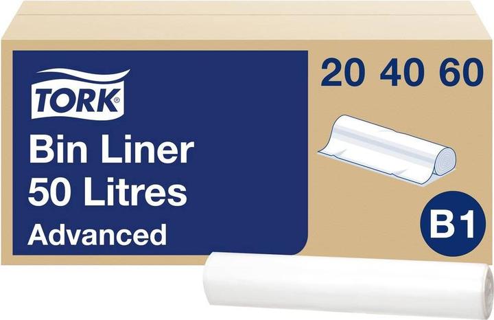 Produktbild Tork Abfallsäcke 50 l Transparent B1 (10 x, 50 l)