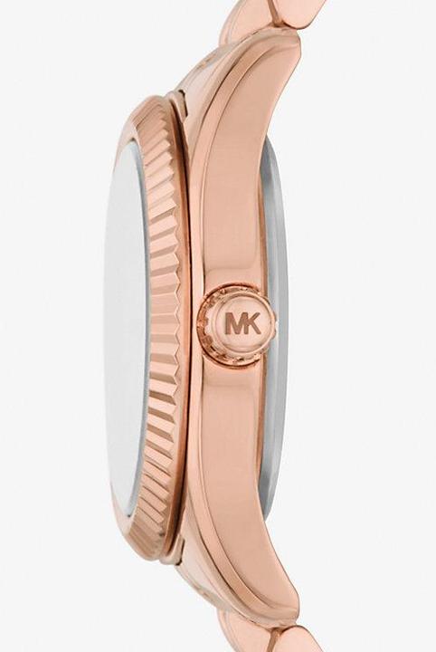 Immagine prodotto Michael Kors Armbanduhr Petite Lexington im Rosé-Goldton mit Pavé (Orologio da polso analogico, 26 mm)