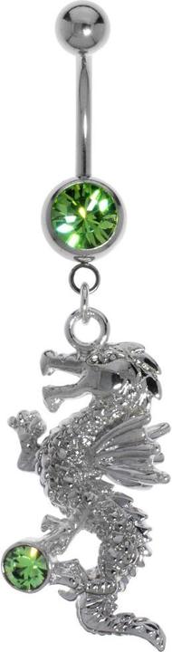 Produktbild Bijouteria Bauchpiercing (Chirurgenstahl 316L, Kristall, Messing rhodiniert)