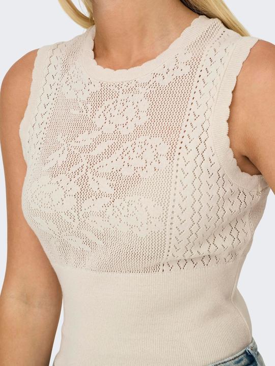 Immagine prodotto Only Normal geschnitten Rundhals Strickoberteil Gestricktes Oberteil (L)