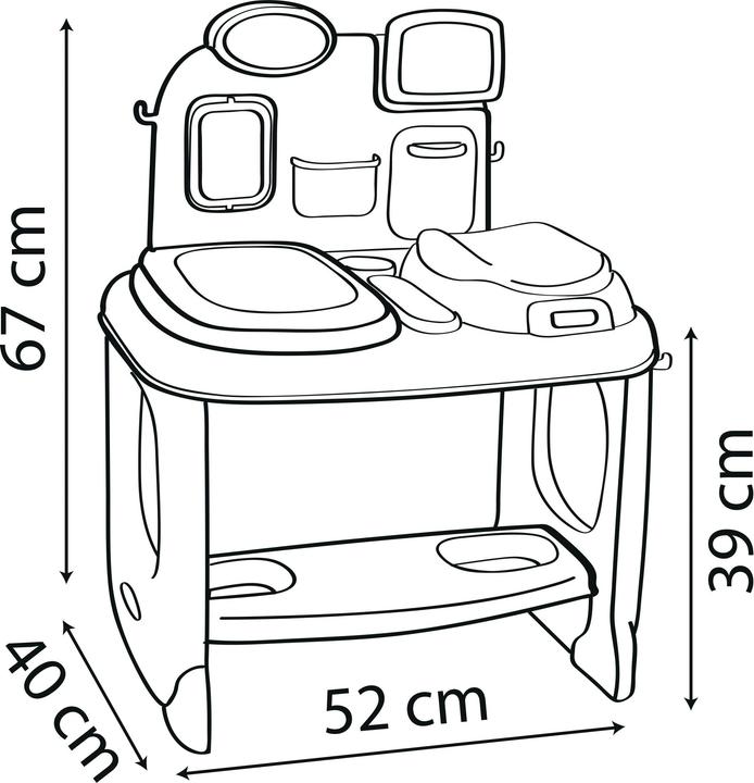 Actual product image Smoby Baby Care Centre 240305