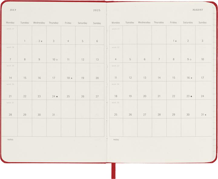 Actual product image Moleskine Daily calendar (Pocket, A6, English)