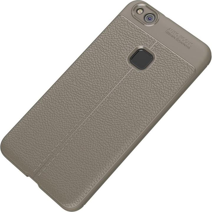Produktbild König Design Huawei P10 Lite Handy Hülle Schutz Case Back Cover Silikon Bumper Schale Grau (Huawei P10 Lite)