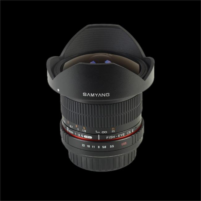 Image du produit Samyang 8mm f/3.5 Asph IF MC Fisheye CSII DH, Canon EF (Canon EF-S, APS-C / DX)