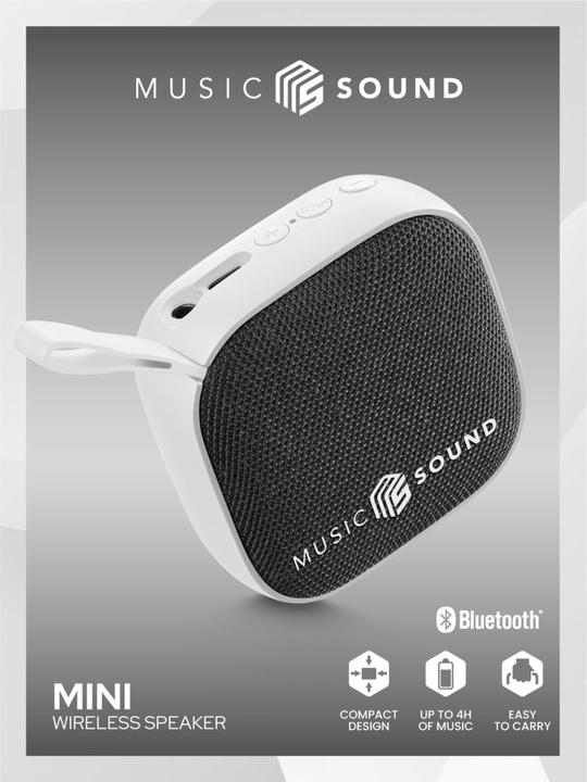 Actual product image Music Sound Btspkmsmini3w (4 h)
