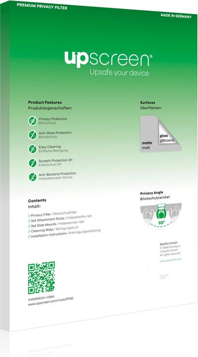 Produktbild upscreen Spy Shield Blickschutzfilter (6805.04", 16 : 9)