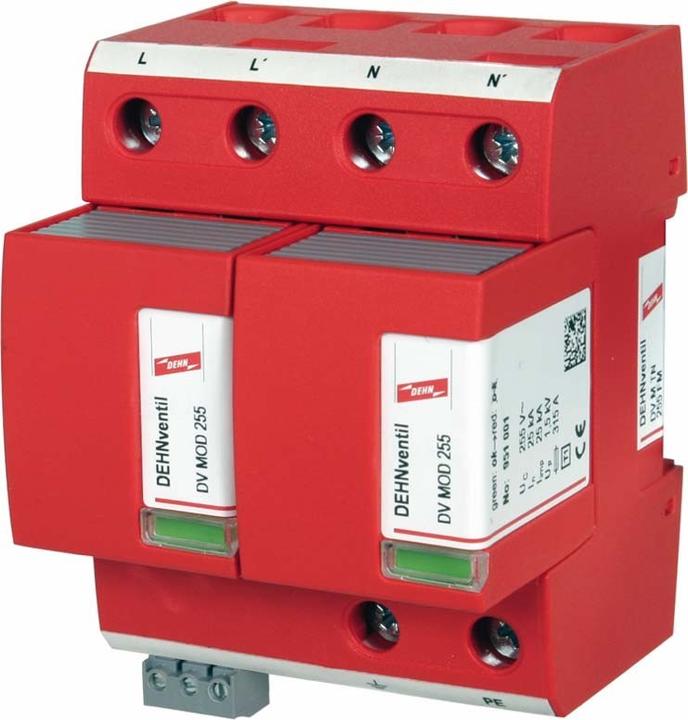 Produktbild Dehn Kombiableiter Typ 1 + Typ 2 DEHNventil M 951205