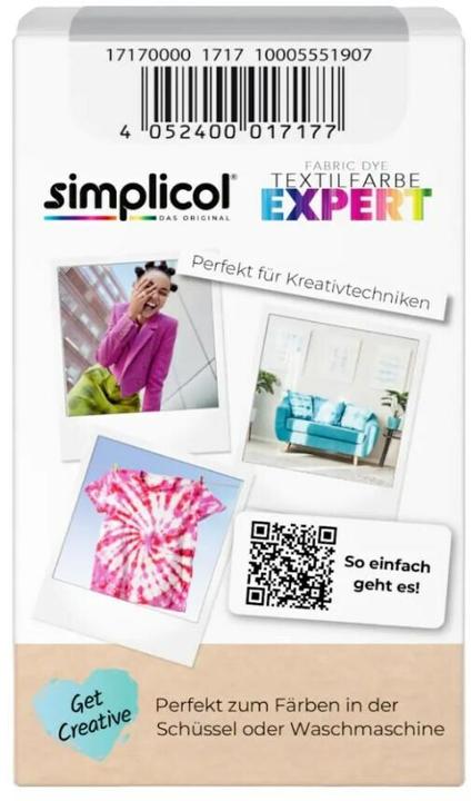 Actual product image Simplicol Textilfarbe expert (Dolphin gray, 150 ml)