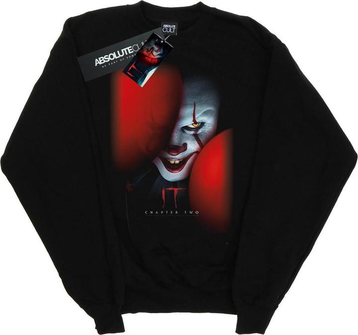 Actual product image Universal Textiles Mens Pennywise Behind The Balloons Sweatshirt (4XL)