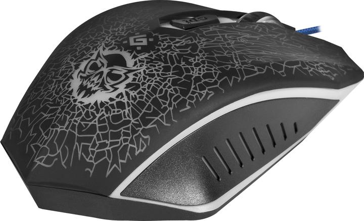 Produktbild Defender Shock Shock 52110 Computer-Mauspad-Patrone (optisch, 3200 DPI, schwarze Farbe) (Kabelgebunden)