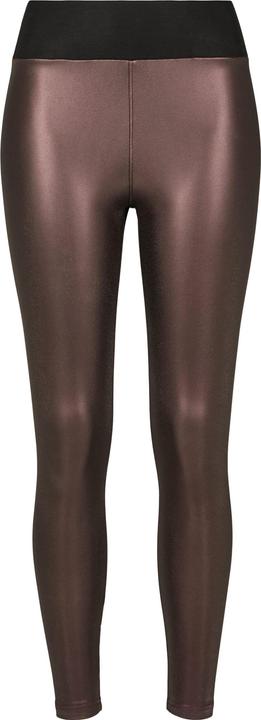Actual product image Urban Classics Ladies Synthetic Leather High Waist Leggings (XL)