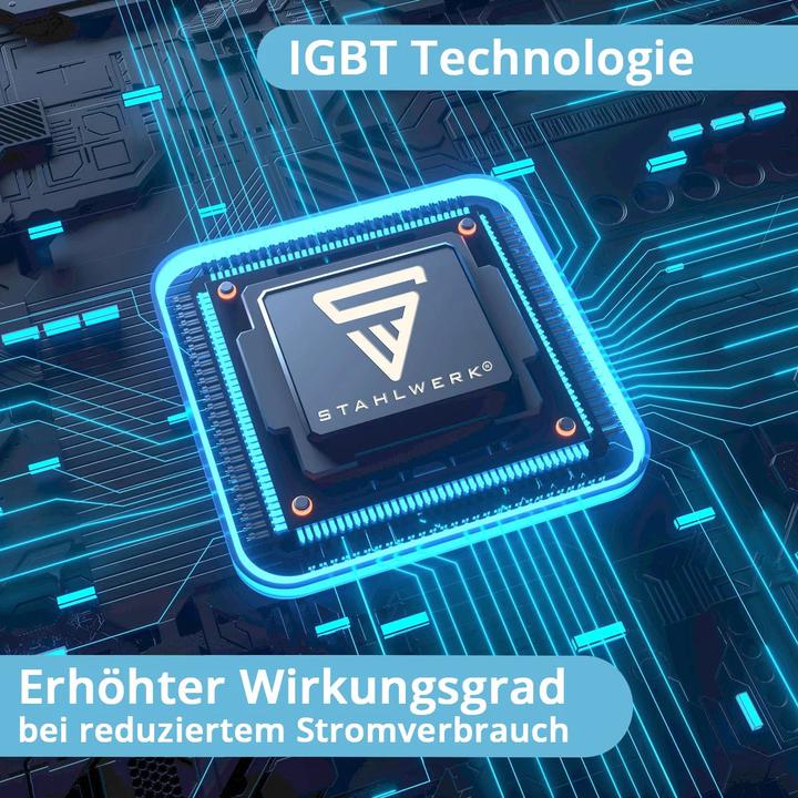 Produktbild Stahlwerk Schweissgerät FLUX 160 ST Digital mit 160 A Vollausstattung