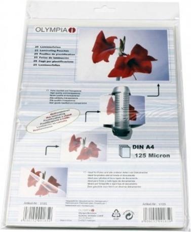 Olympia Laminierfolien (A4, 25 Stück, 125 µm)