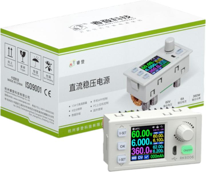 Produktbild RD Tech RK6006-BT programmierbares Labornetzteil DC-DC Wandler 60V 6A 360W