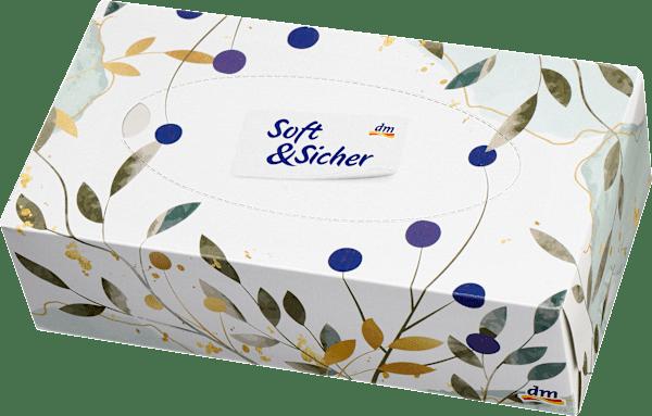 Produktbild dm Soft&Sicher Taschentücher Box Design