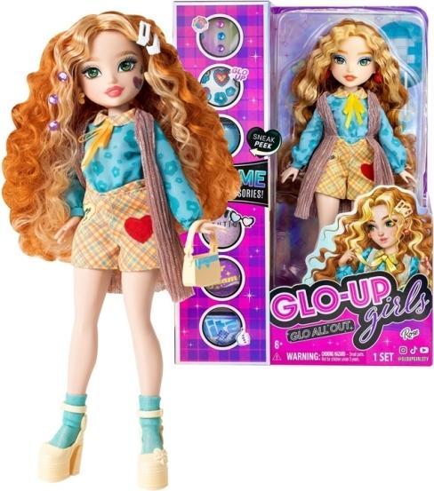 Far Out Toys GLO UP GIRLS doll with accessories Rose, 2 series, 83016