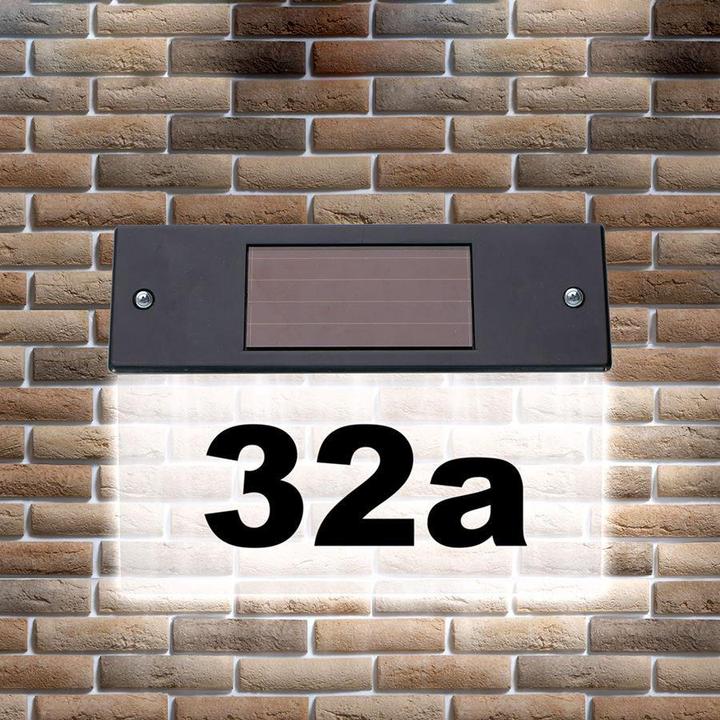 Immagine prodotto Grundig Numero civico solare a LED con illuminazione a LED