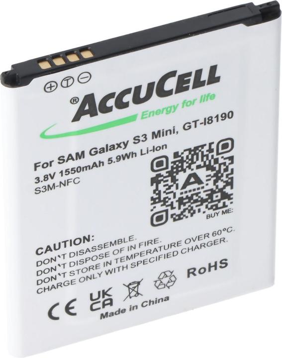 Image du produit Samsung Batterie portable Galaxy S III Mini, GT-I8190, EB-L1M7FLU avec NFC