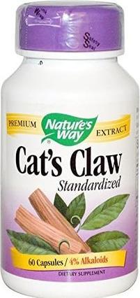 Produktbild Nature's Way Katzenkralle Standardisiert 60 Kapseln (Katze)