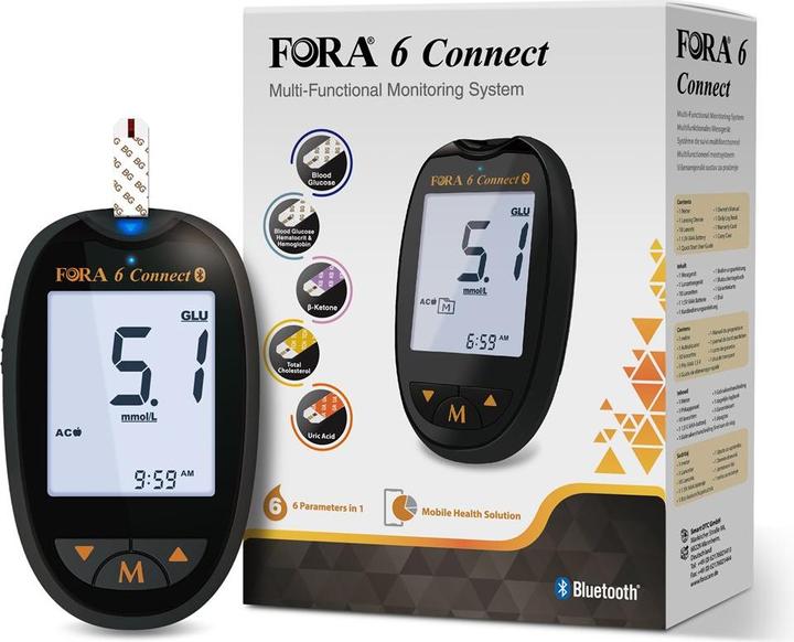 Produktbild Fora Blutzuckermessgerät (Blutzuckermessgerät)