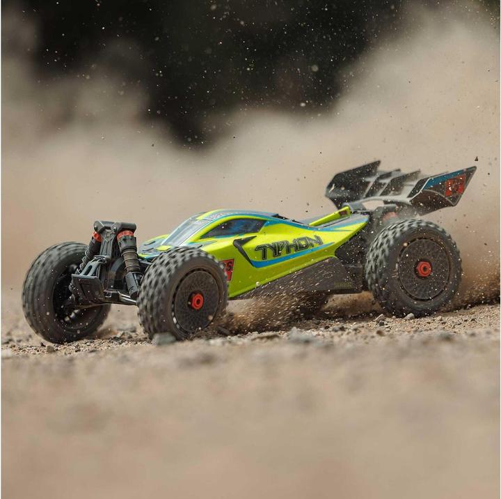 Produktbild Arrma Buggy TYPHON BLX 223S Gelb ARTR, 1:8 (RTR Ready-to-Run)