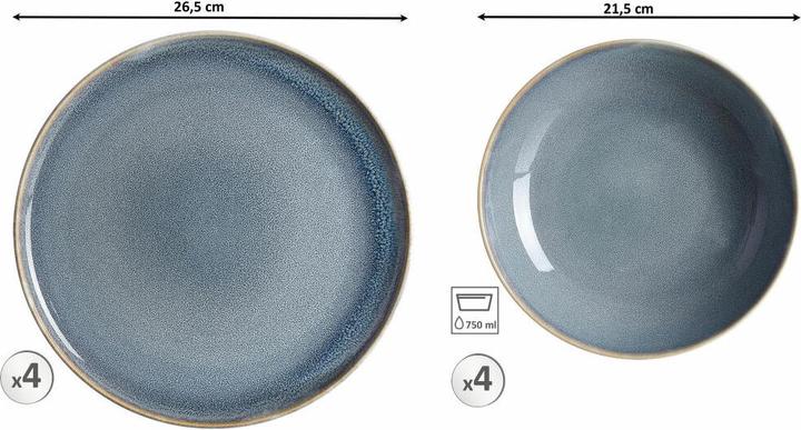 Produktbild Ritzenhoff & Breker Stone Skagen (8 Stück)