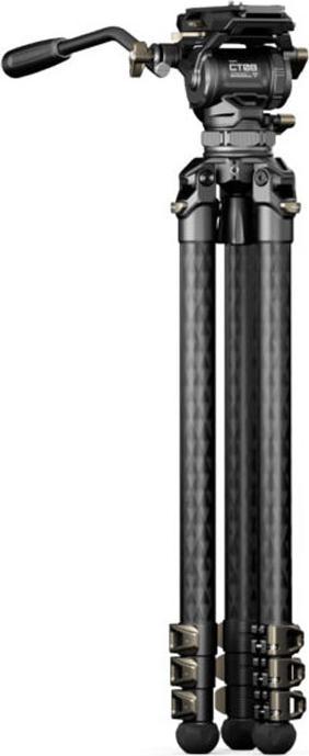Image du produit Tilta CT08 Cine Fluid Head 75 mm, 3-Stage Carbon Fiber Tripod (Métal, Carbone)