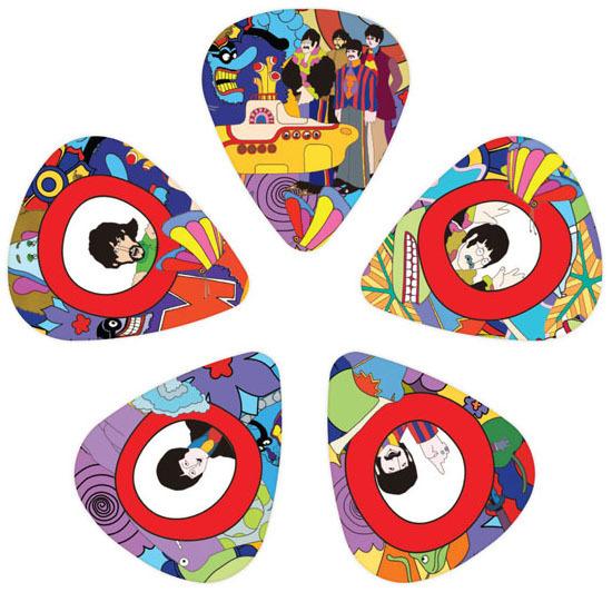 Image du produit D'Addario Beatles Yellow Submarine Pick Thin (10 x)