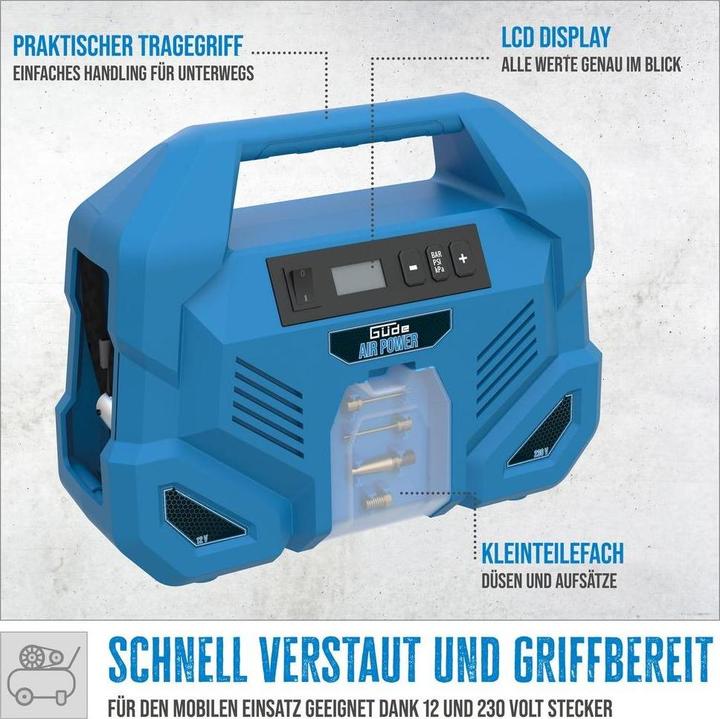 Produktbild Güde Kompressor Airpower Dual Drive 12230V (8 Bar)