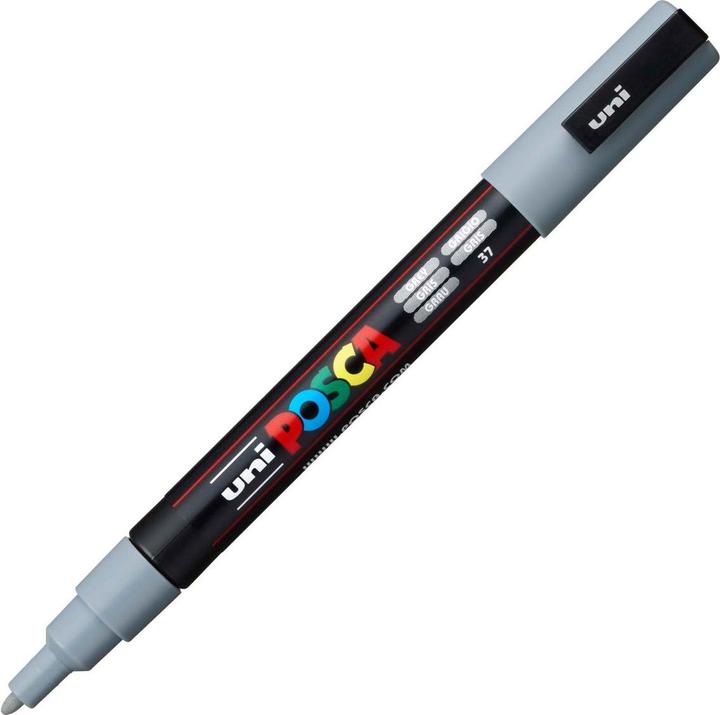 Actual product image Posca Fine Marker PC-3M (Grey, 0.90 mm, 1 x)