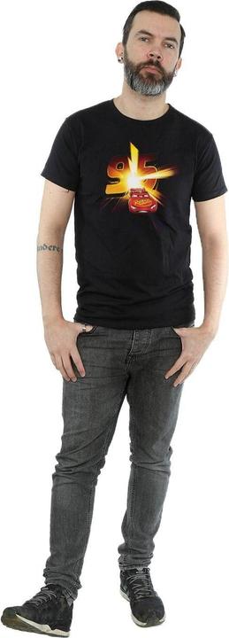 Immagine prodotto Disney Cars Lightning McQueen Burst Maglietta Uomo (L)