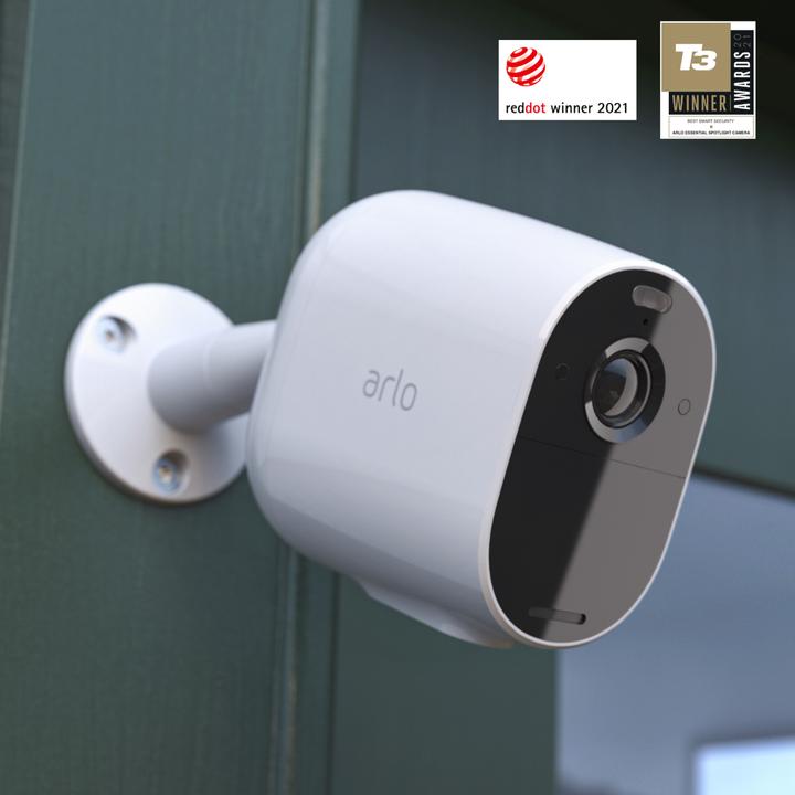 Produktbild Arlo Essential Spotlight Kamera 3er Set, weiss (1920 x 1080 Pixels)