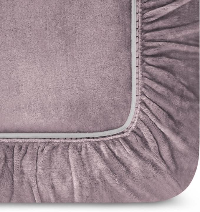 Actual product image Aspero 2 flannel fitted sheets PERPIGNAN (180 x 200 cm)