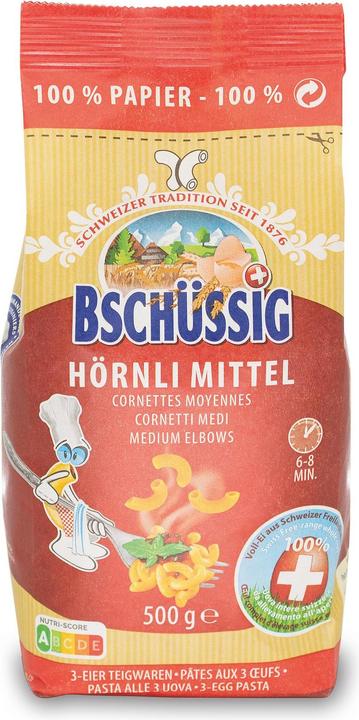 Bschüssig Hörnli mittel (500 g)