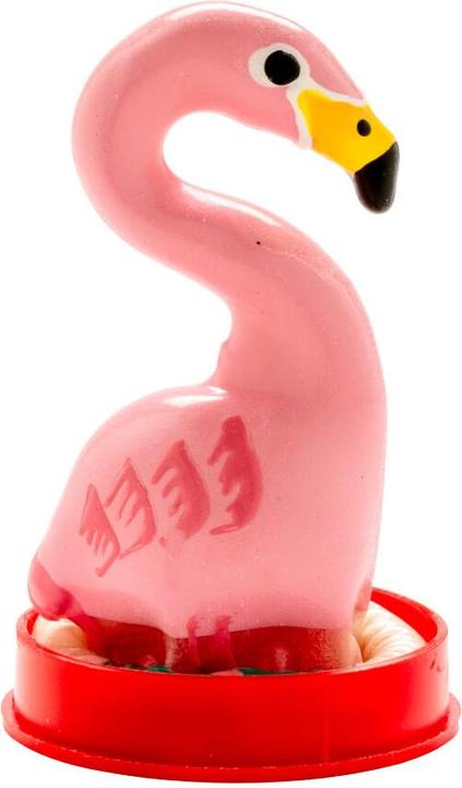 Produktbild Erco Scherzkondom „Pink Flamingo“ – Handbemalt, Naturkautschuklatex, Fun-Geschenk für Partys (1 Stk.)