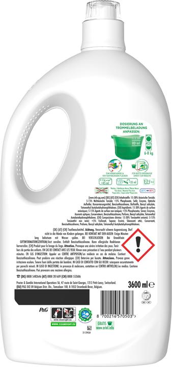 Image du produit Ariel Mit der Frische von Febreze (80 Cycles de lavage, Lessive liquide)