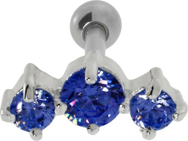 Bijouteria Ohrpiercing (Edelstahl, Messing, Zirkonia)