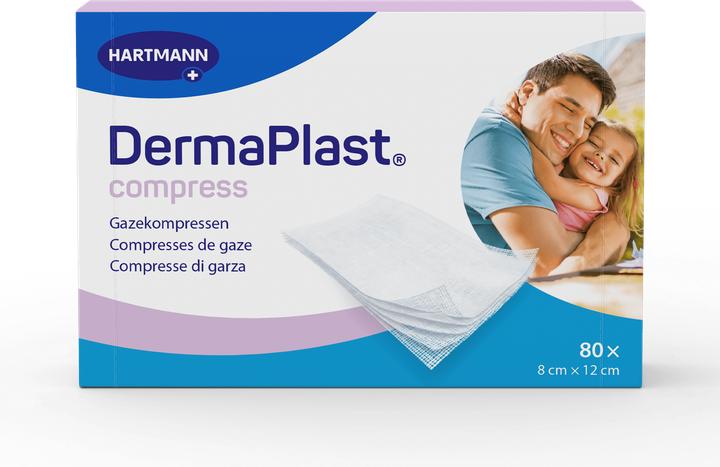 Actual product image DermaPlast Gauze compresses