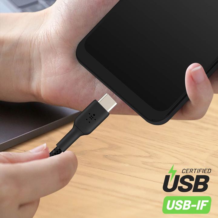 Actual product image Belkin USB A – USB C (3 m, USB 2.0)