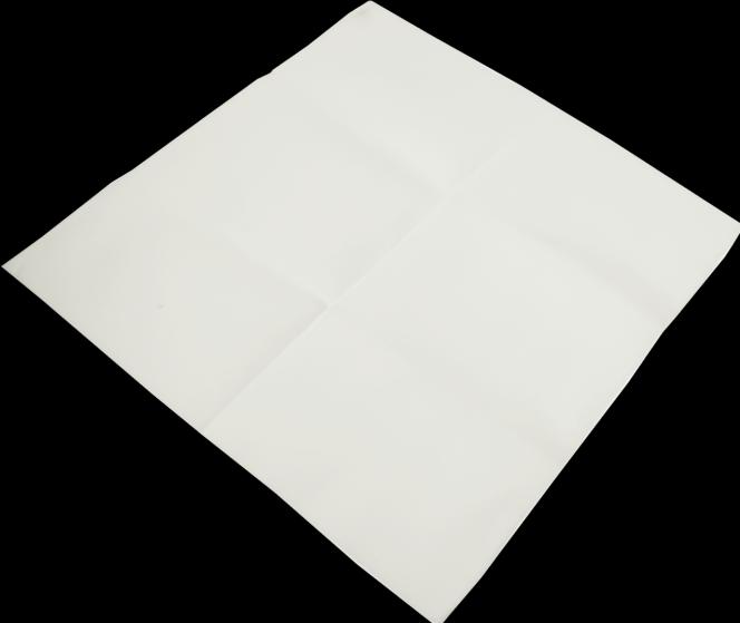 Actual product image Microfibre cosmetic tissue for removing make-up, dimensions: 22 x 22 cm