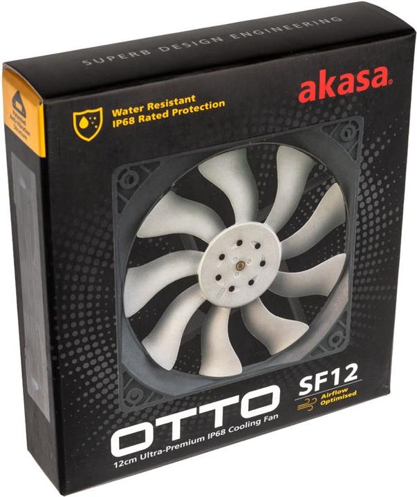 Image du produit Akasa OTTO SF12 Ventilateur PWM, résistant à l'eau (120 mm, 1 x)
