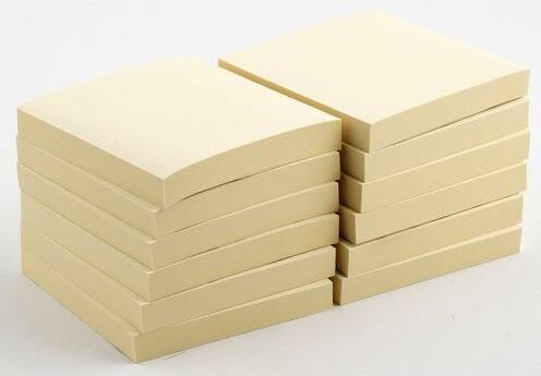 Image du produit Office Depot Papillons adhésifs Recyclés 76 mm x 76 mm Jaune (76 x 76 mm)